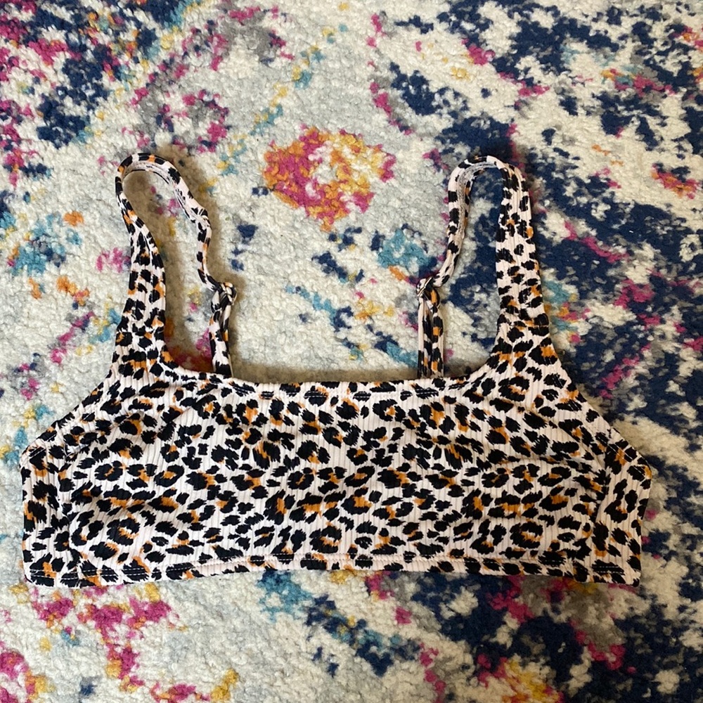 Target Cheetah Print Bikini Top